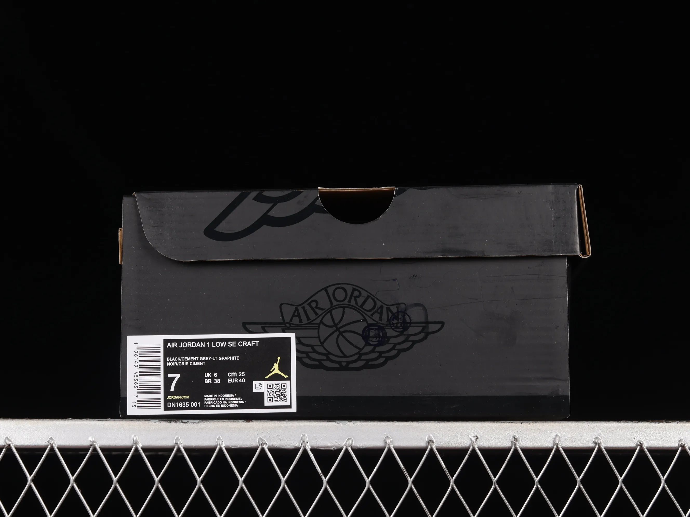 All categories Air Jordan Jordan series basketball shoes Air Jordan 1 Low Air Jordan 1 Low "Black Grey" AJ1 Joe 1 black gray retro culture and leisure sports sneakers DN1635-001